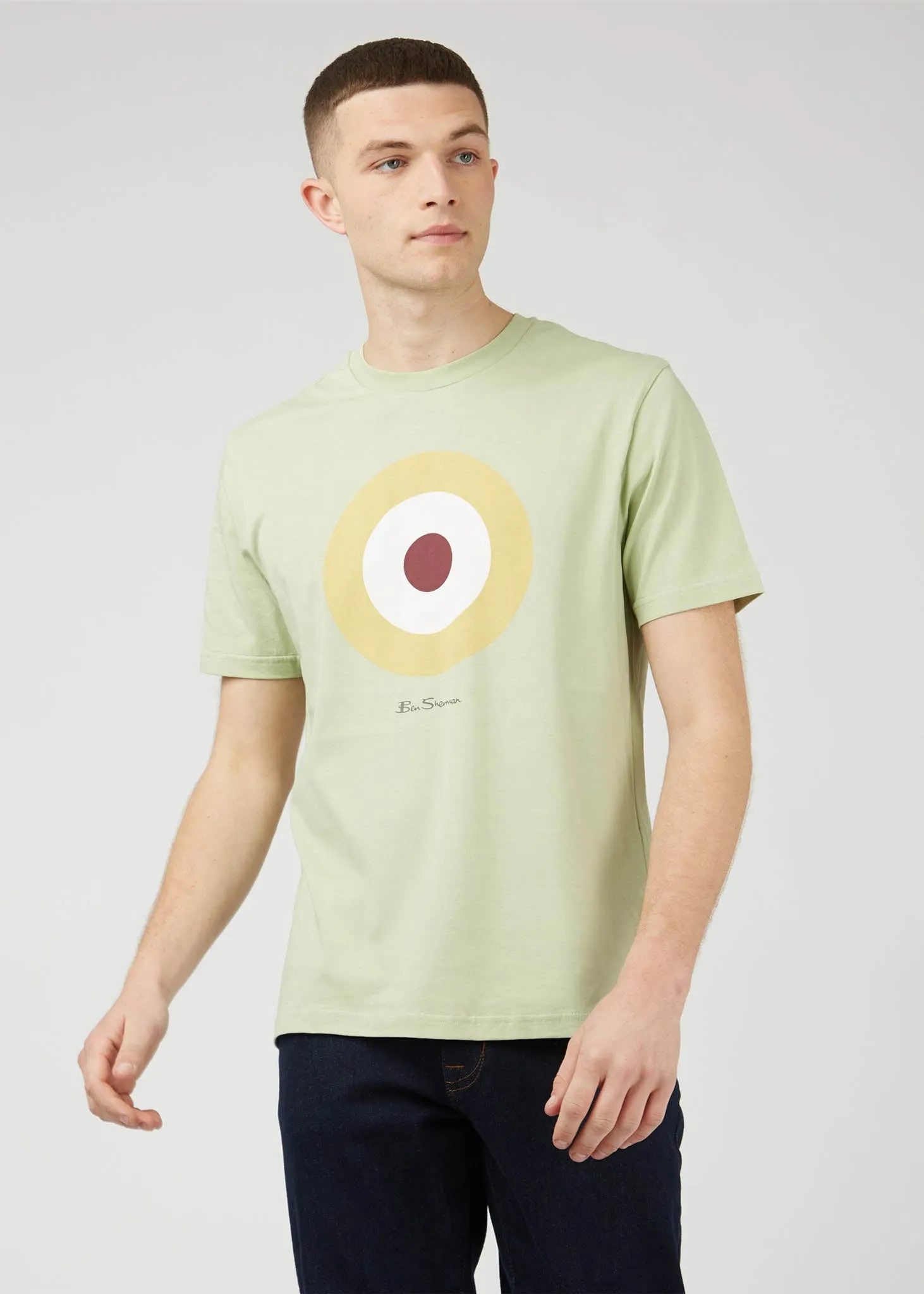 Signature target tee - pistachio