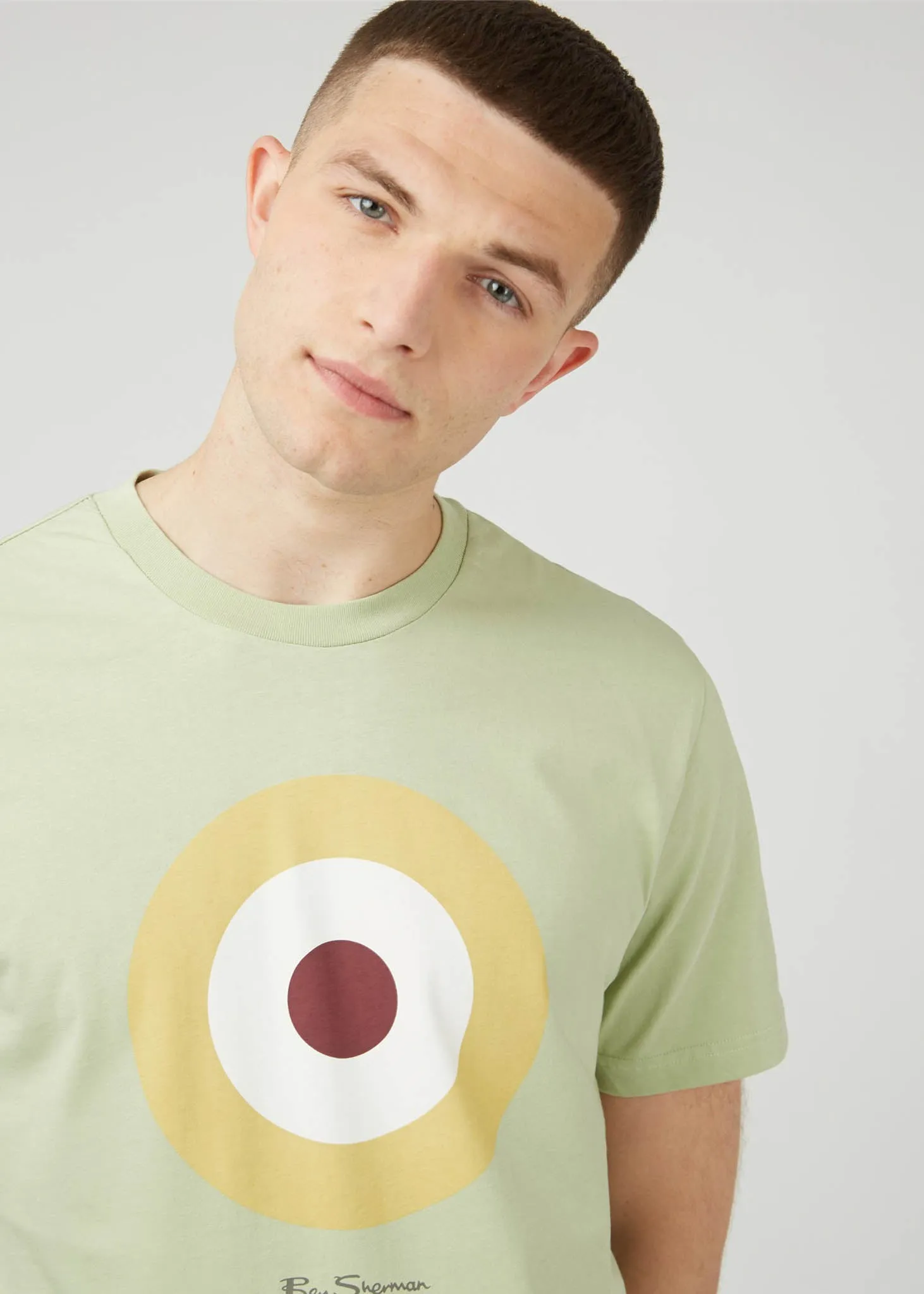 Signature target tee - pistachio