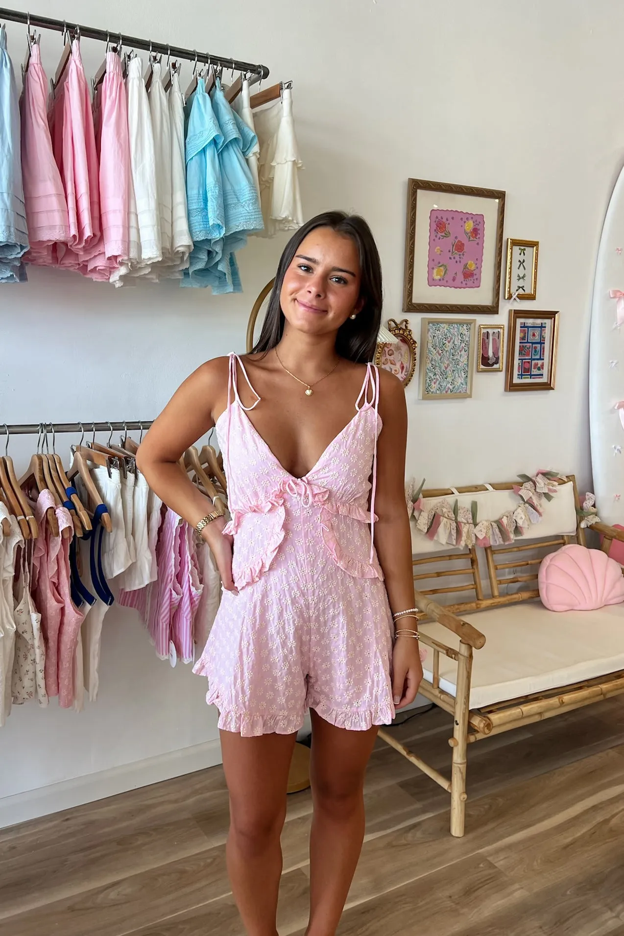 Simone V-Neck Romper