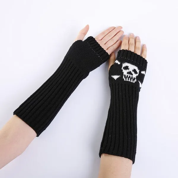 Skull & Crossbones Arm Warmers