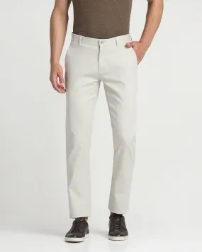 Slim Comfort B-95 Casual Grey Textured Khakis - Lake