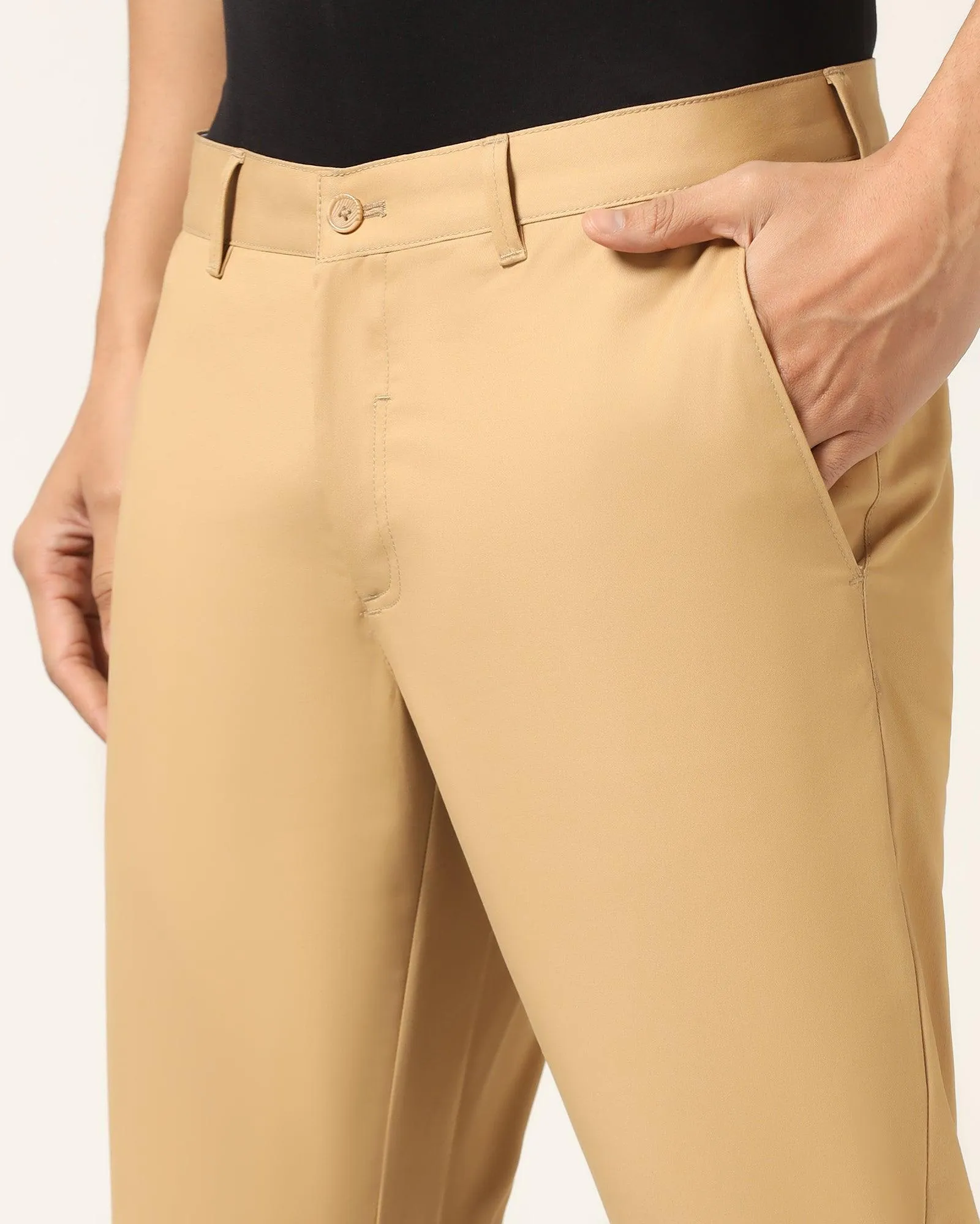 Slim Comfort B-95 Casual Khaki Solid Khakis - Mario