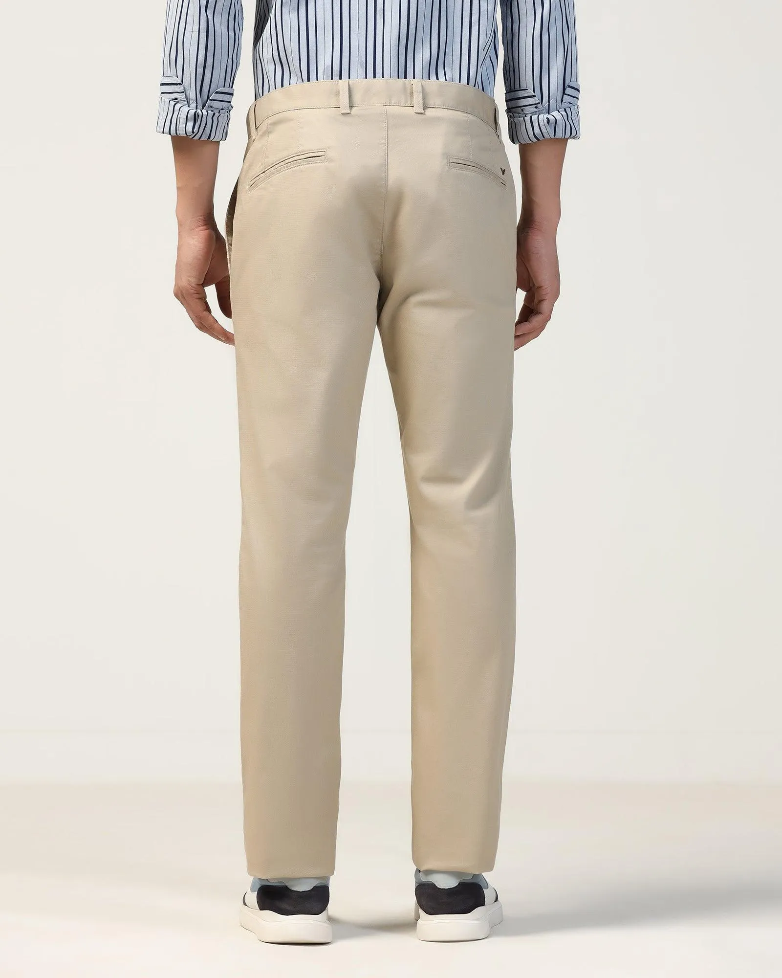 Slim Fit B-91 Casual Khaki Textured Khakis - Kart