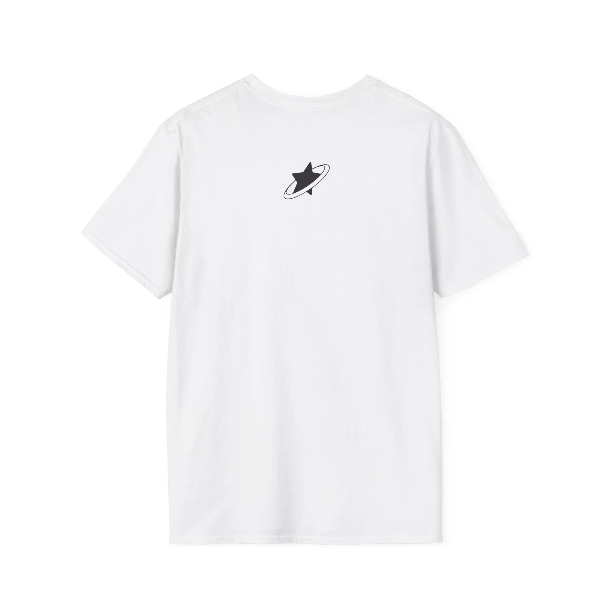 Softstyle T-Shirt with triangle noir Design