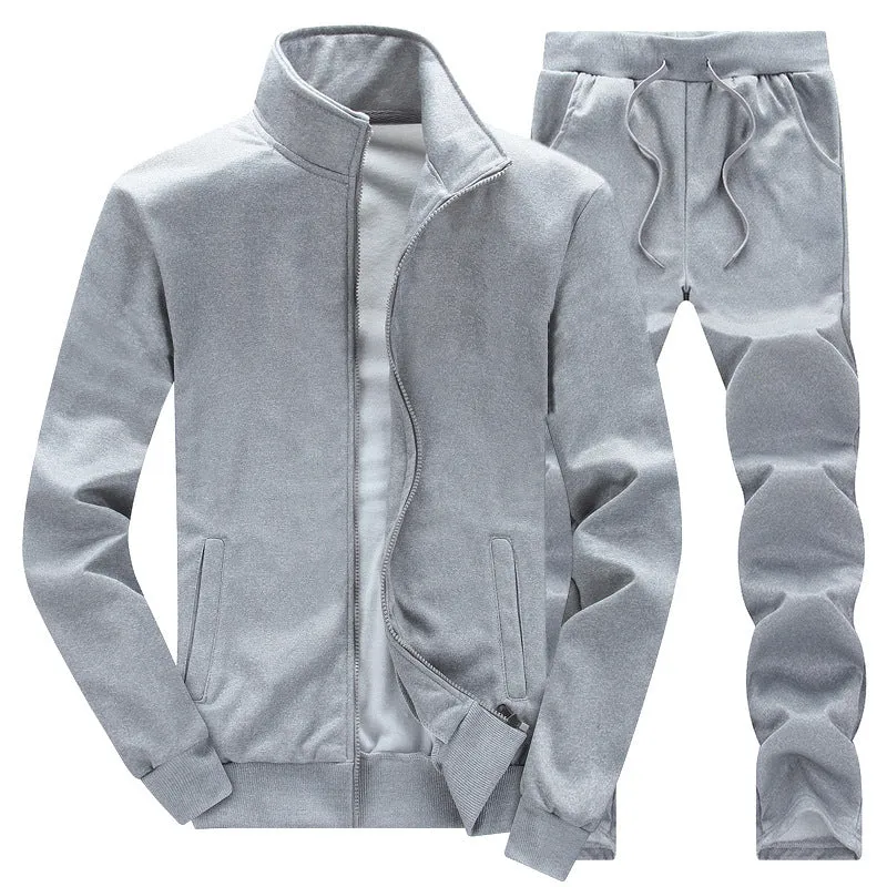 Solid Matching Sportwear Krown Tracksuit