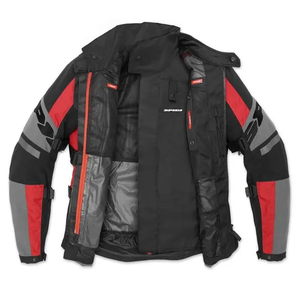 Spidi 4Season Evo Jacket - black/grey/red