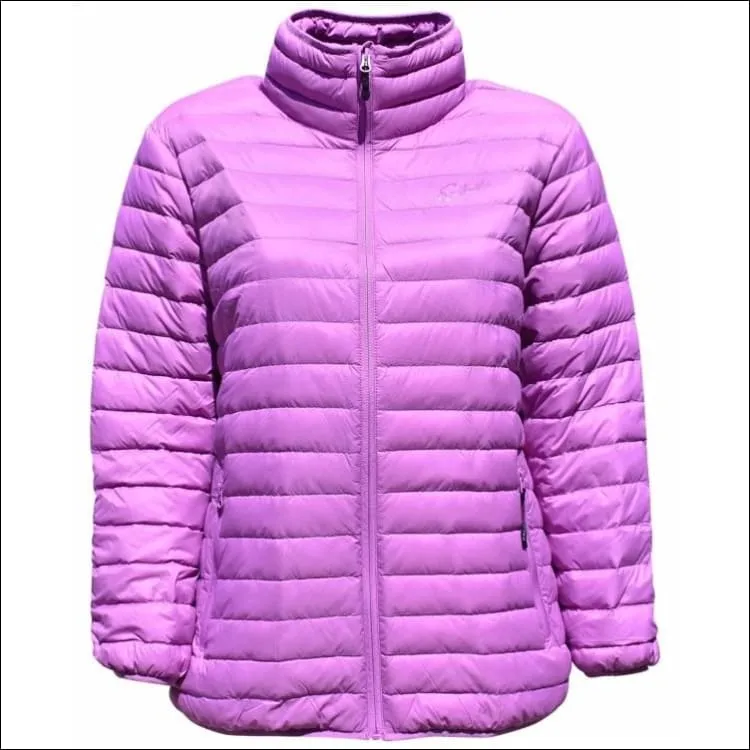 Sportcaster Women’s Plus Size Packable Down Jacket 1X CLEARANCE