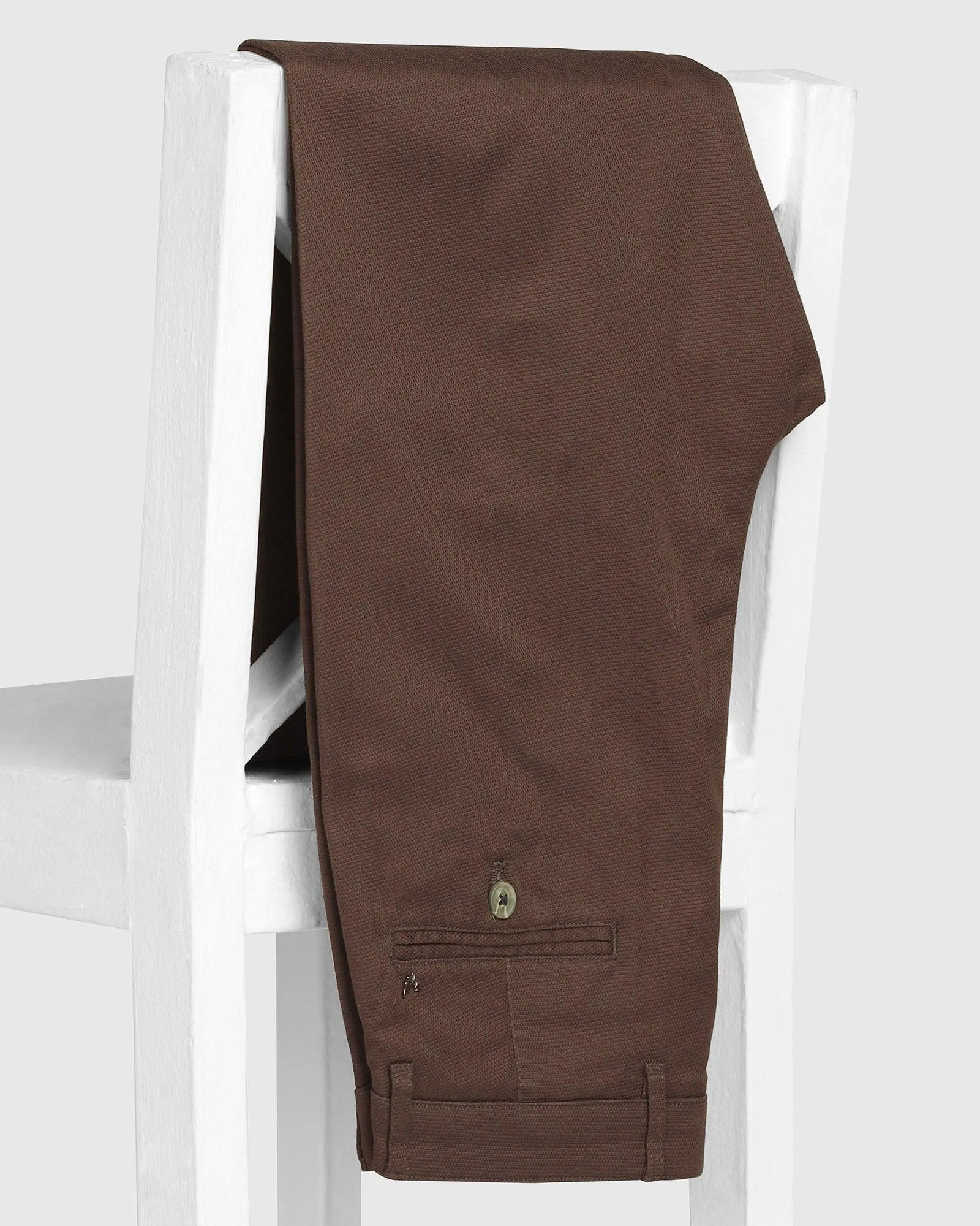 Straight B-90 Casual Dark Olive Textured Khakis - Altus