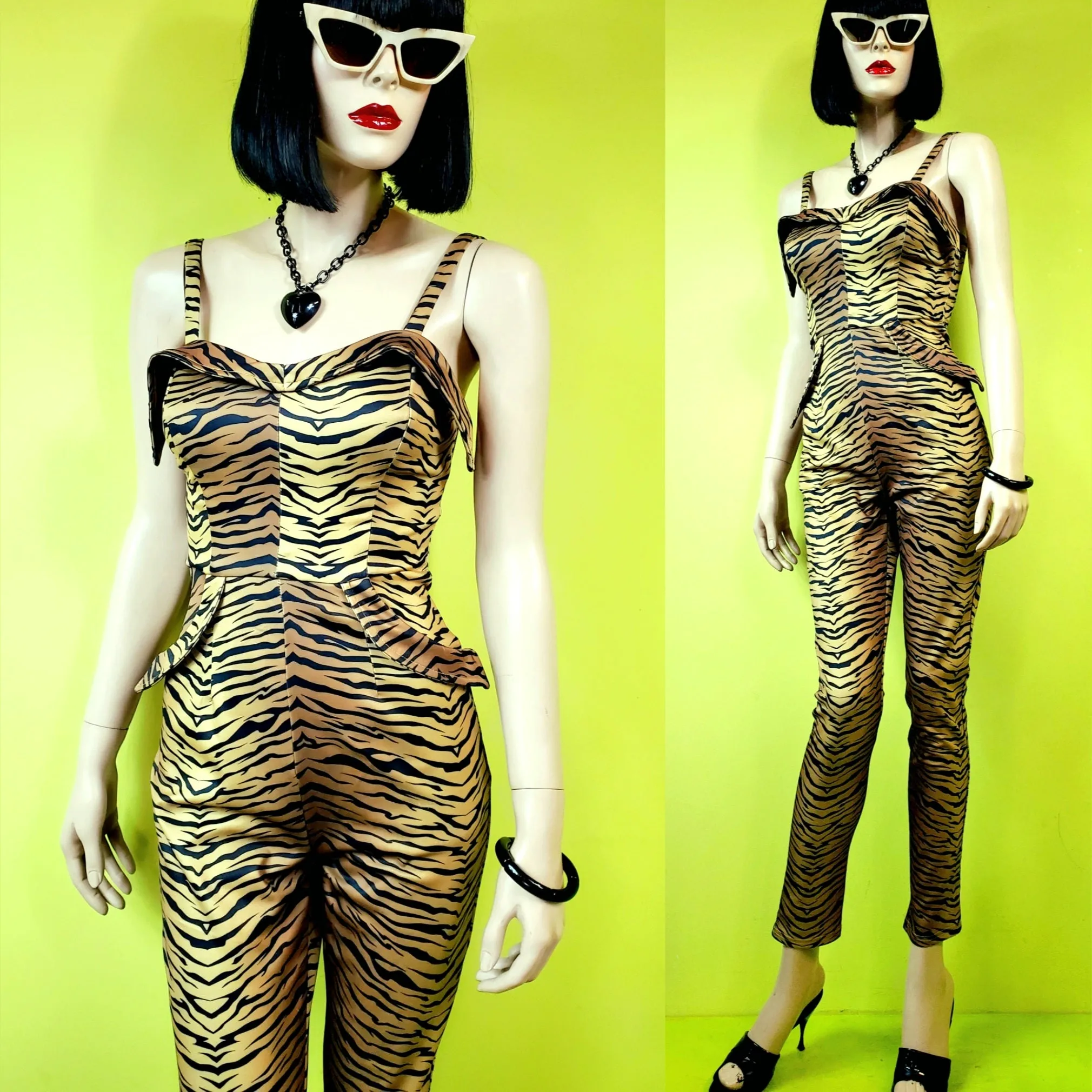 Sumatra Tiger Print Catsuit by Rebel Love