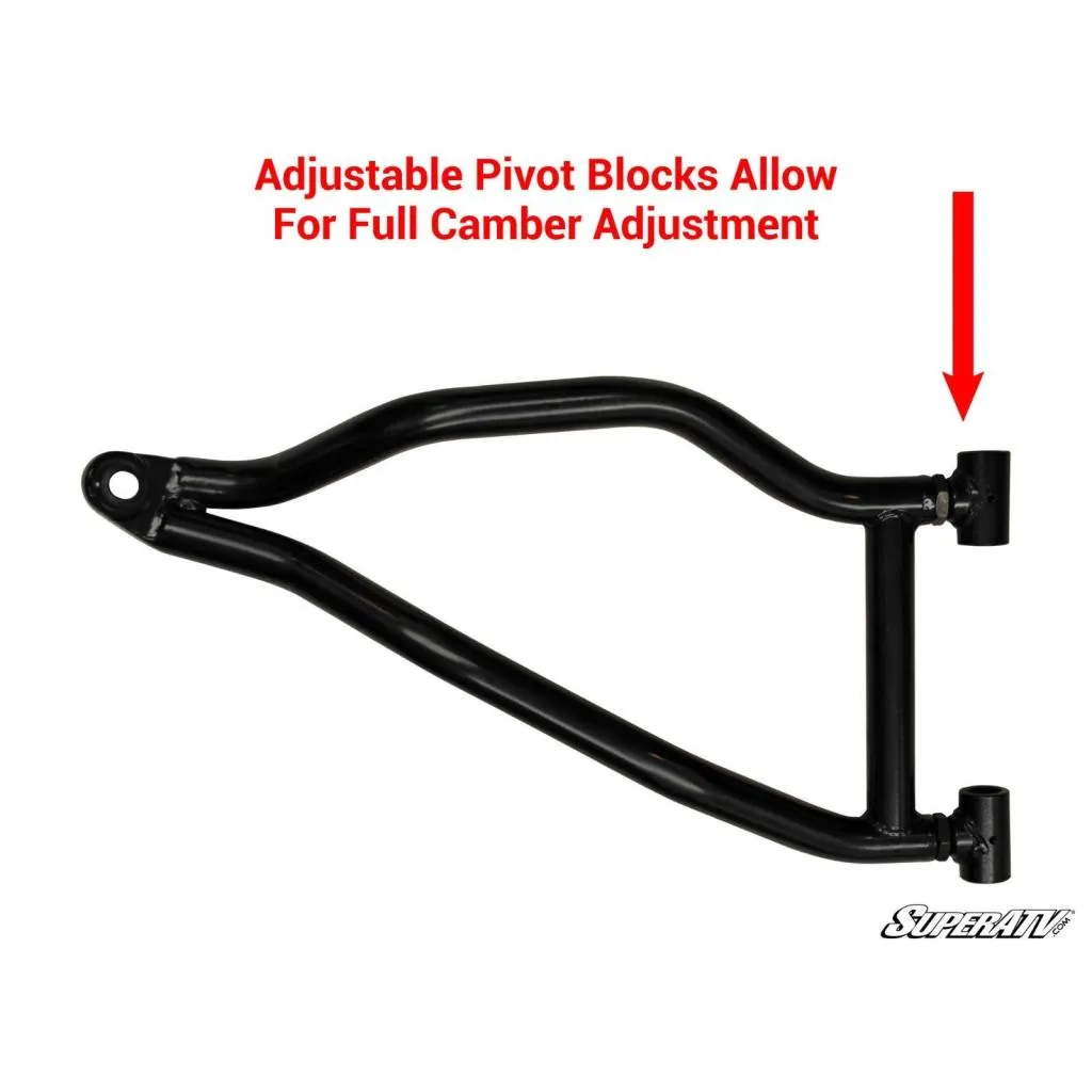 SuperATV Polaris RZR XP 900 High Clearance 1.5" Forward Offset A-Arms