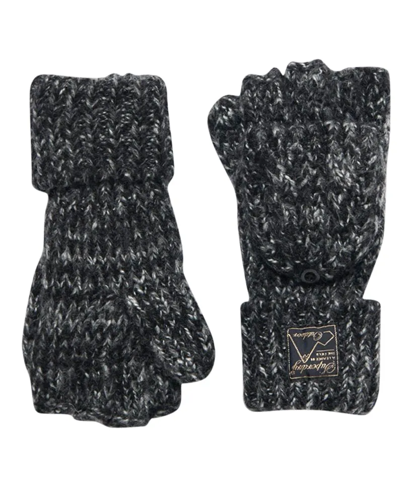 Superdry Women's Tweed Cable Gloves