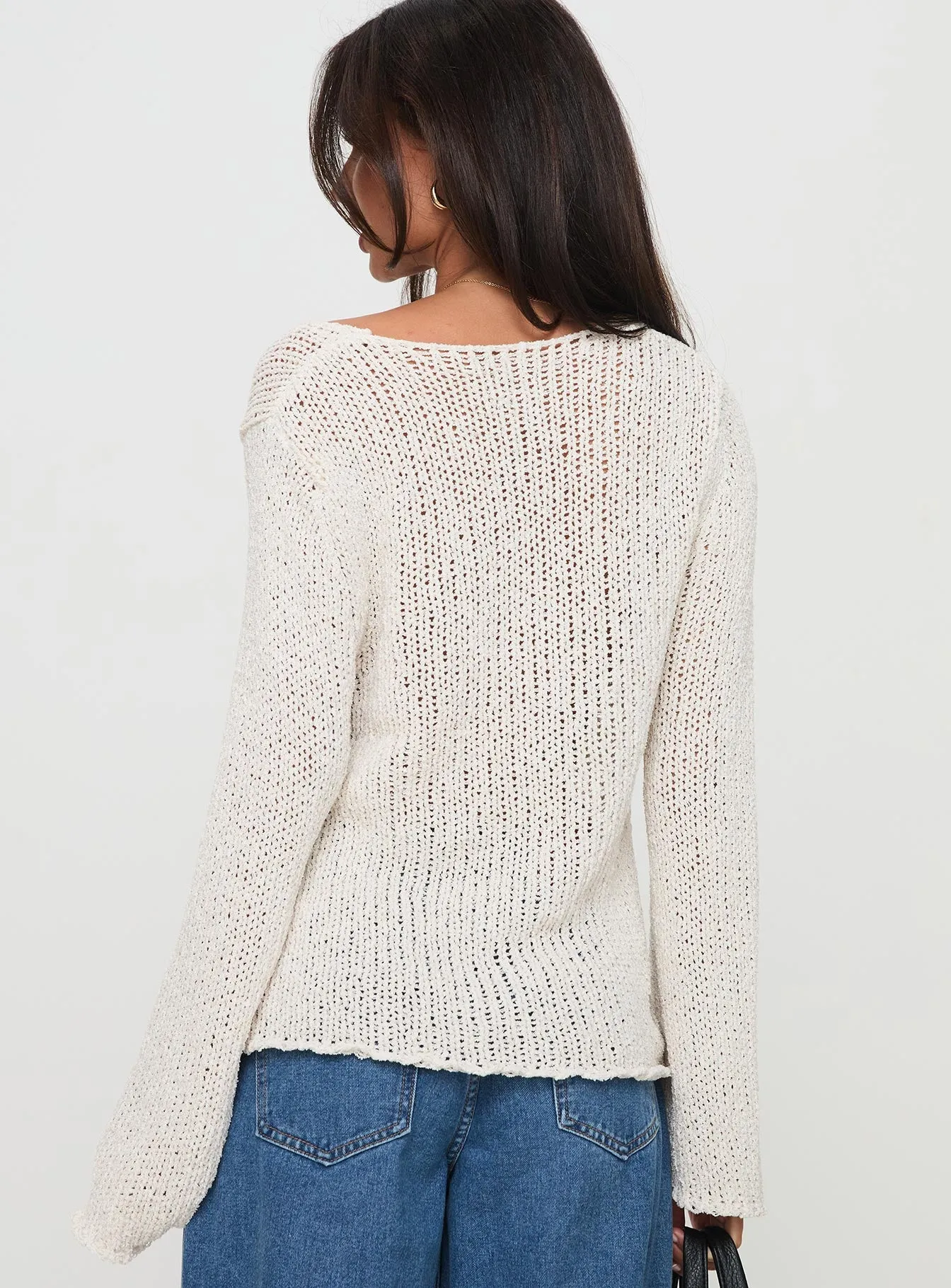 Swain Knit Cardigan Cream