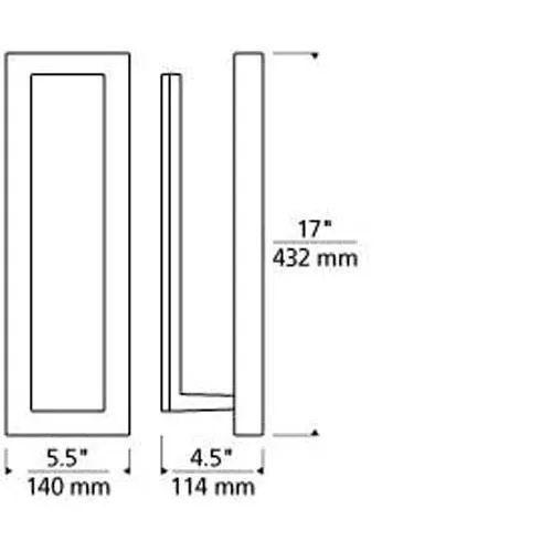 Tech Lighting 700OW Nate 17 Outdoor Wall