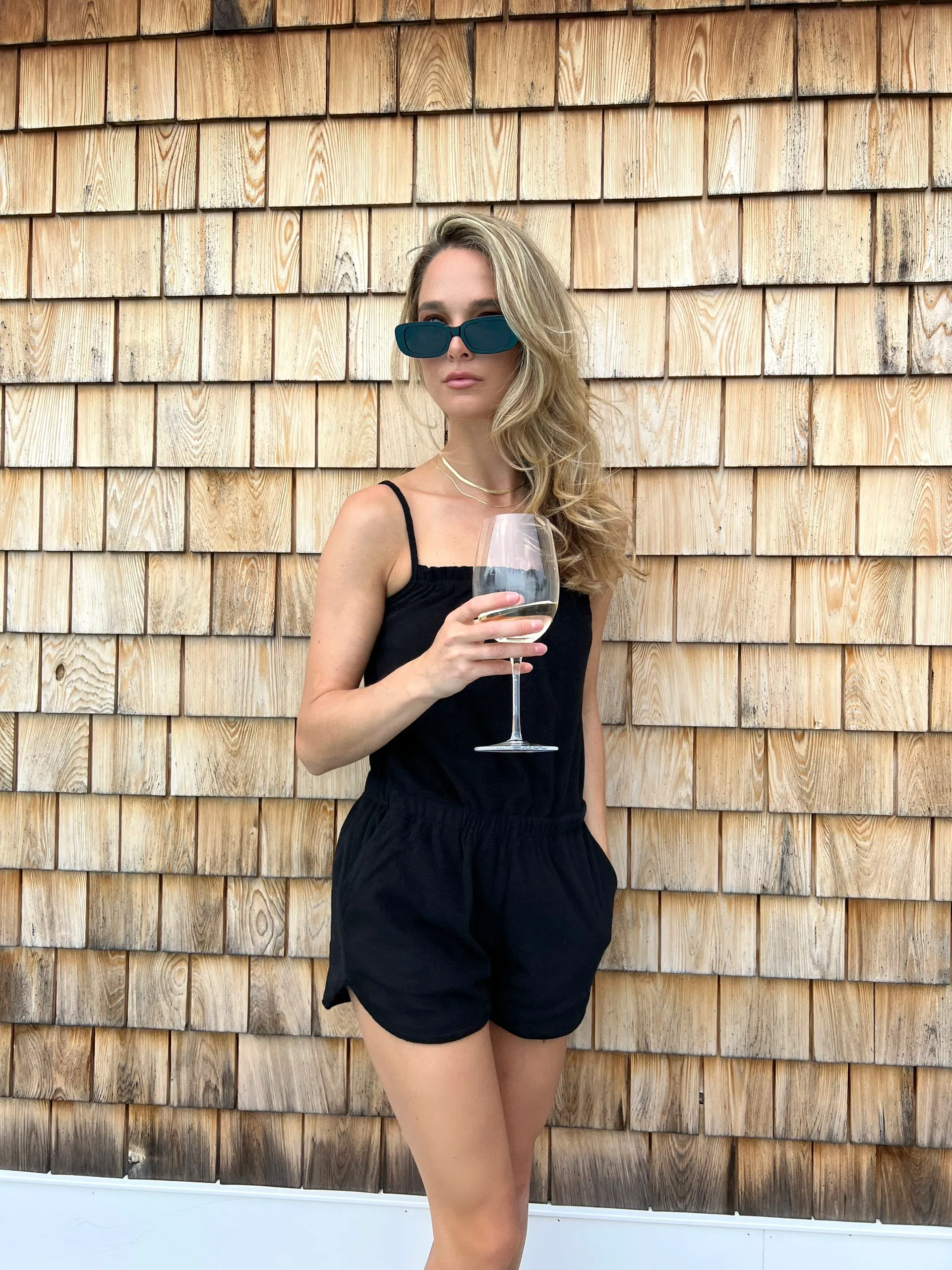 terry cloth romper