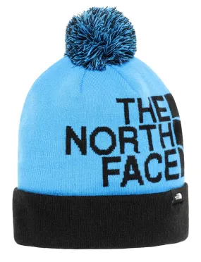 The North Face Accessories Ski Tuke Beanie Clear Lake Blue TNF Black