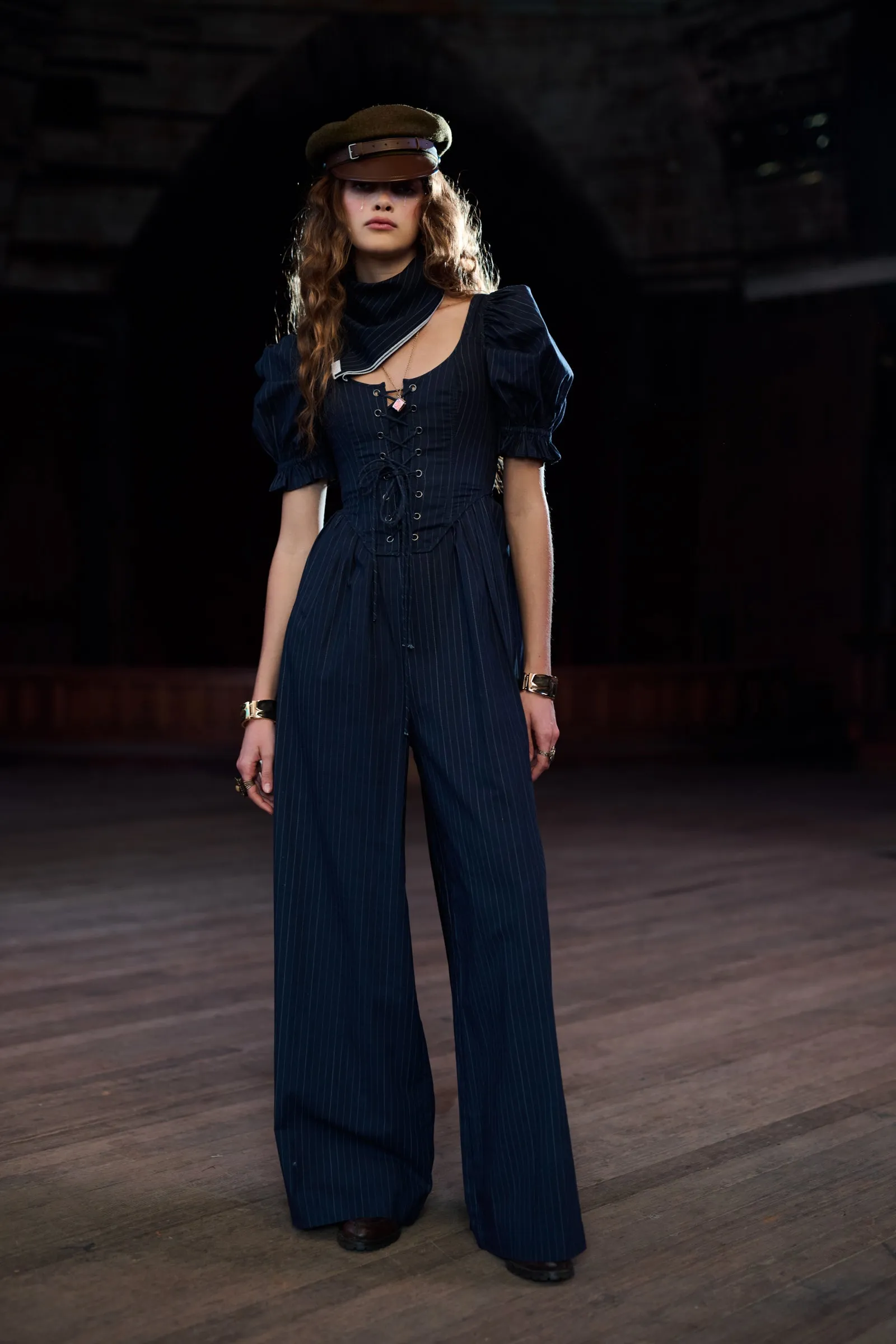 The Pinstripe Hamptons Jumpsuit