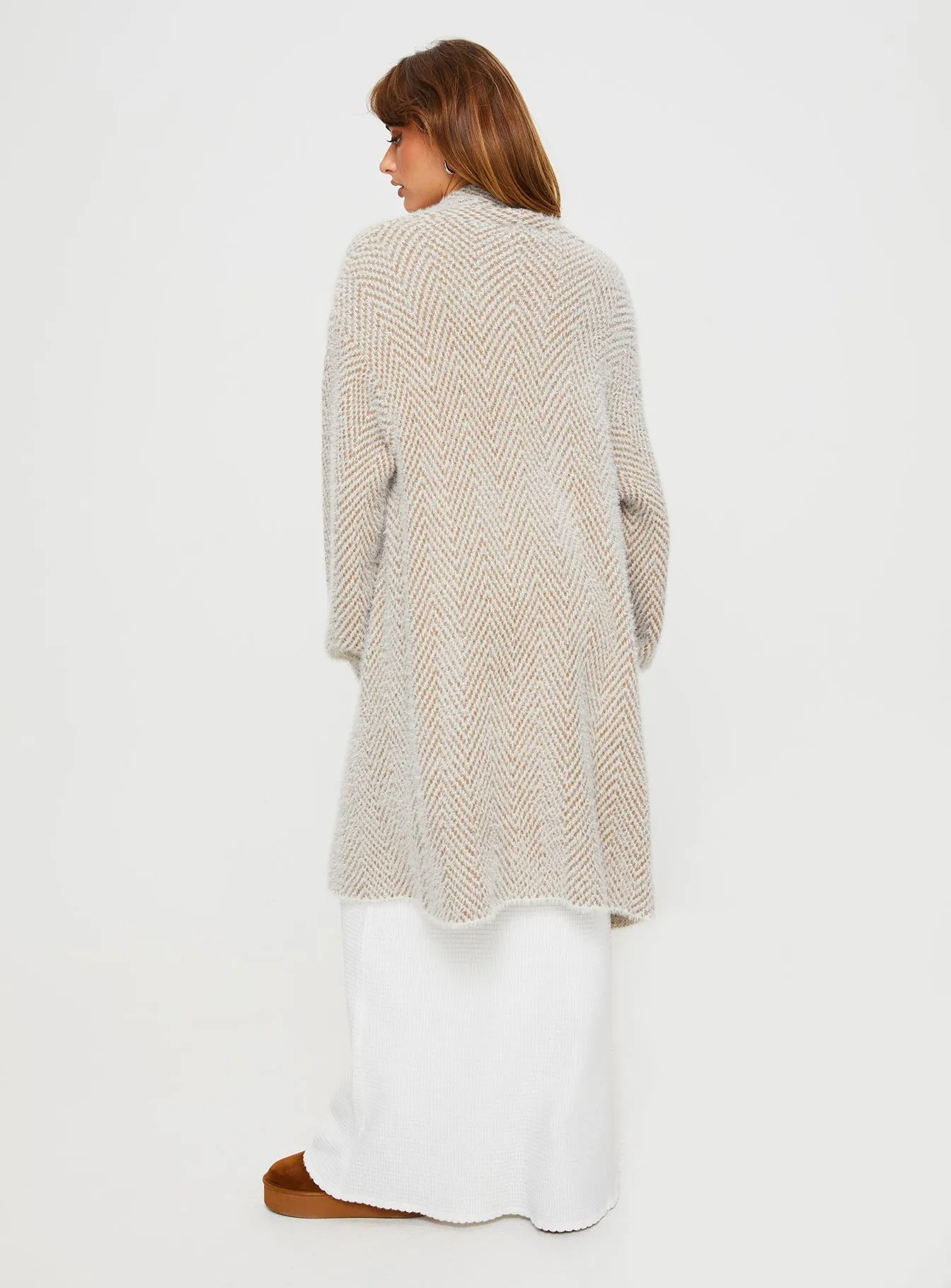 Tremmy Textured Cardigan Natural