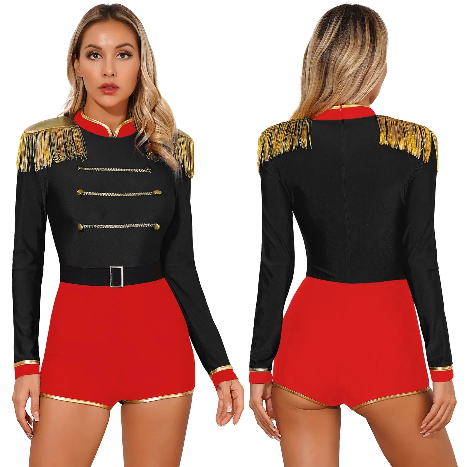 Trendy Circus Ringmaster Halloween Bodysuit