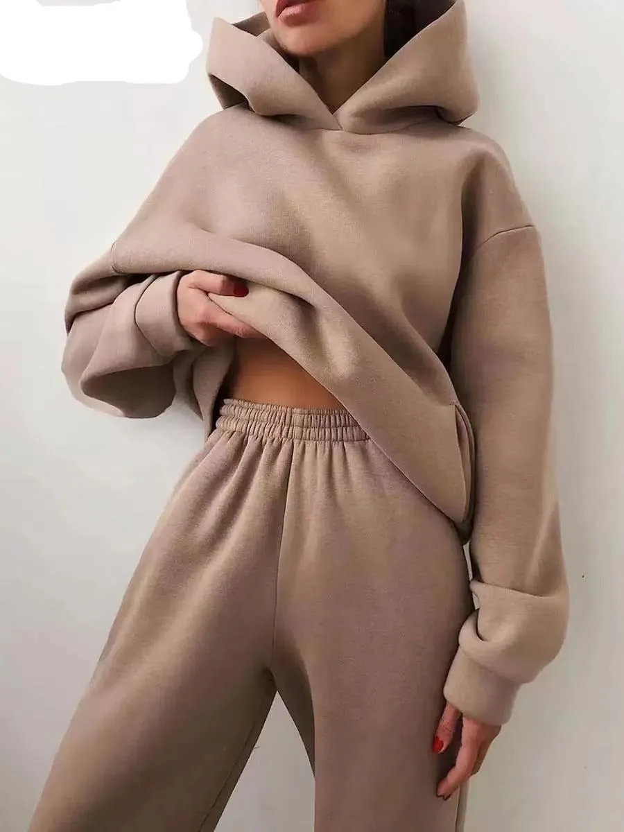 Two Piece Oversized Tracksuit Sets