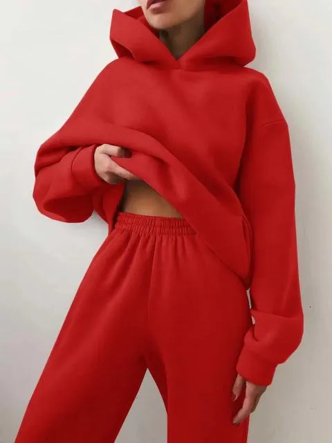 Two Piece Oversized Tracksuit Sets