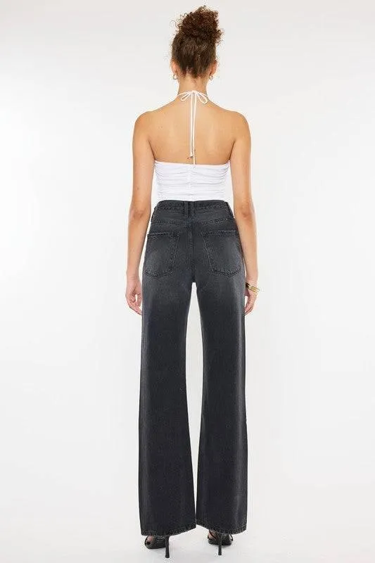 Ultra high rise 90's flare jeans