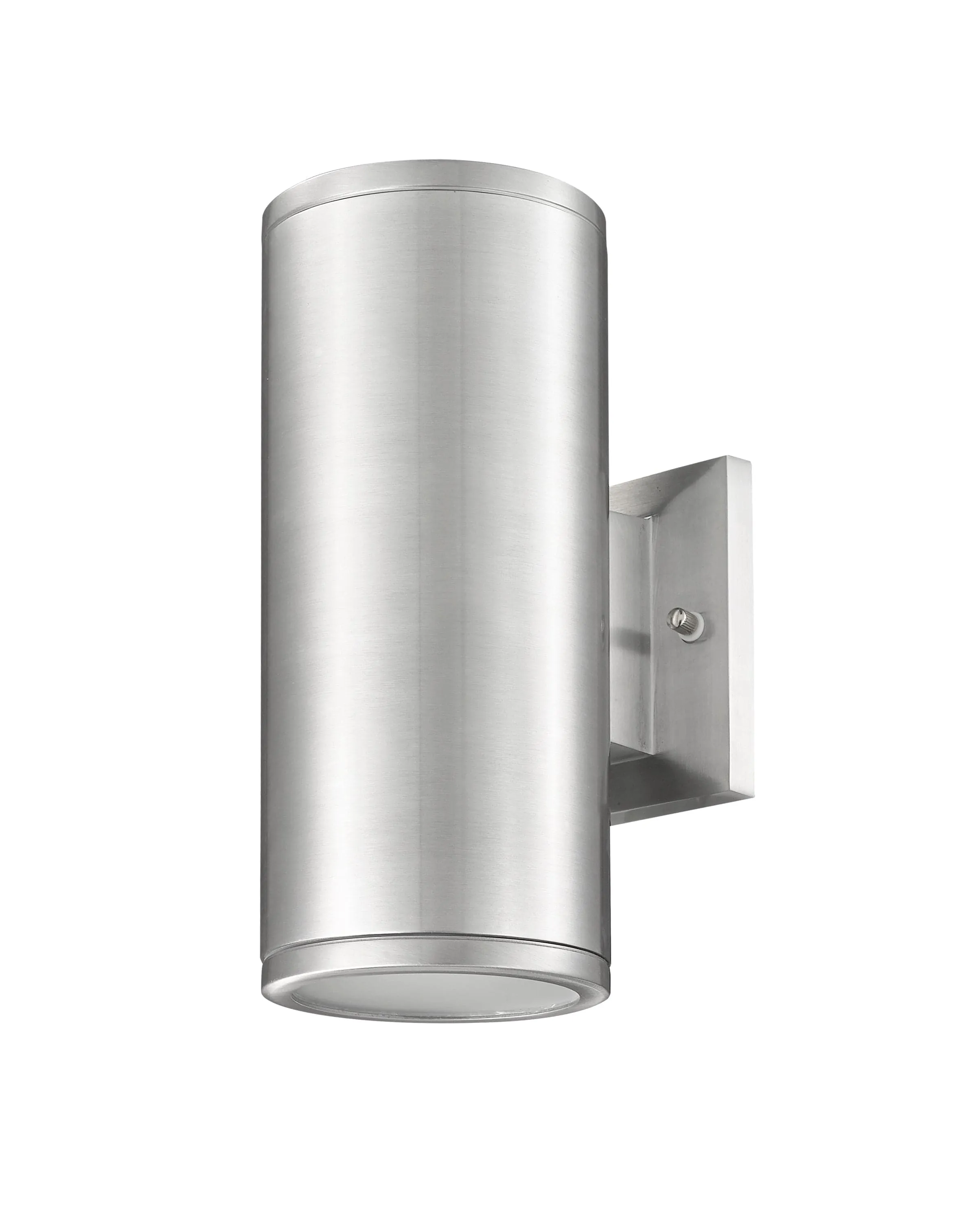 Vegas Outdoor Wall Sconce - Aluminum - Frosted Glass - 10.62in. Height - E26 Medium Base