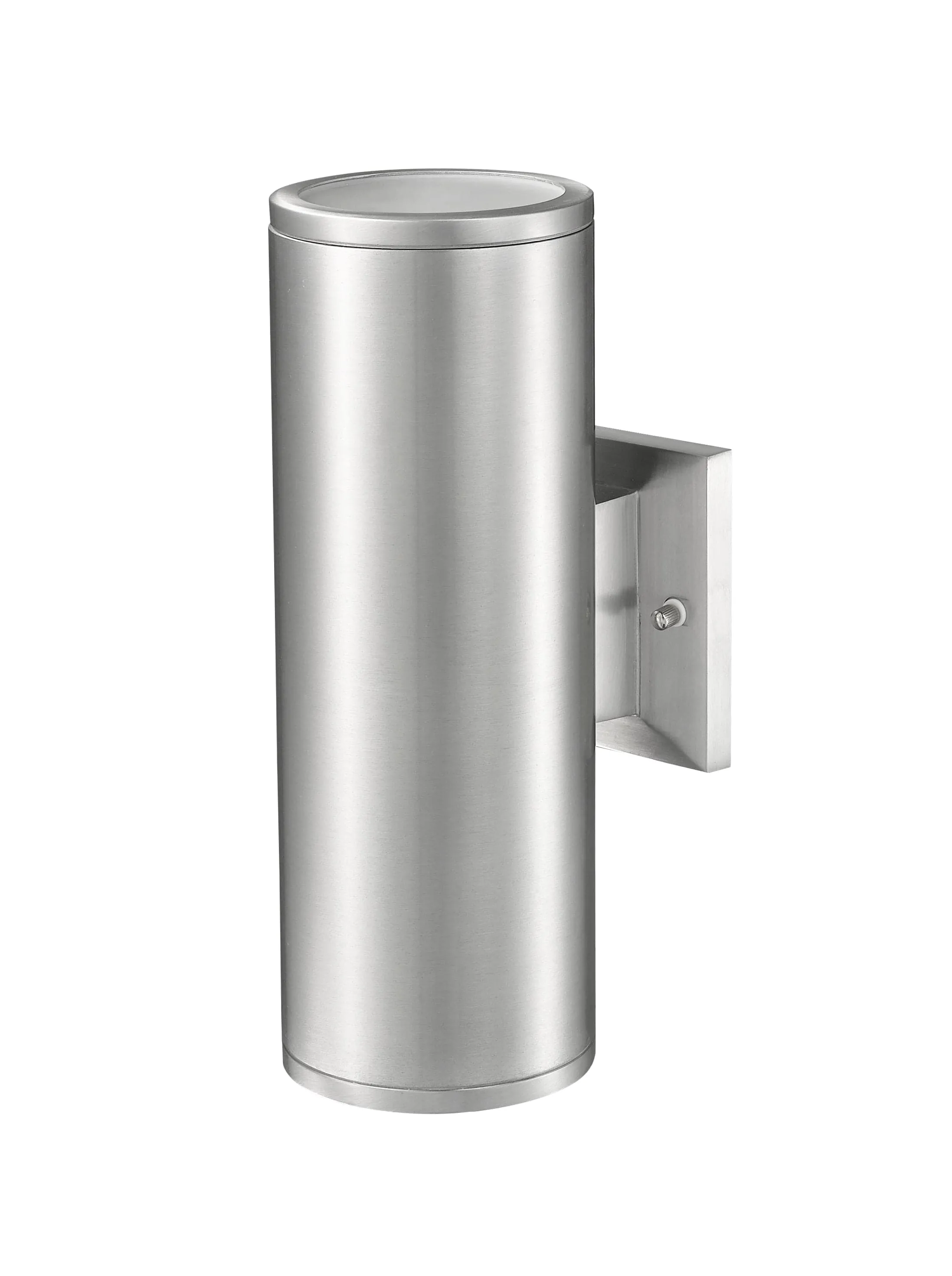 Vegas Outdoor Wall Sconce - Aluminum - Frosted Glass - 12.75in. Height - E26 Medium Base