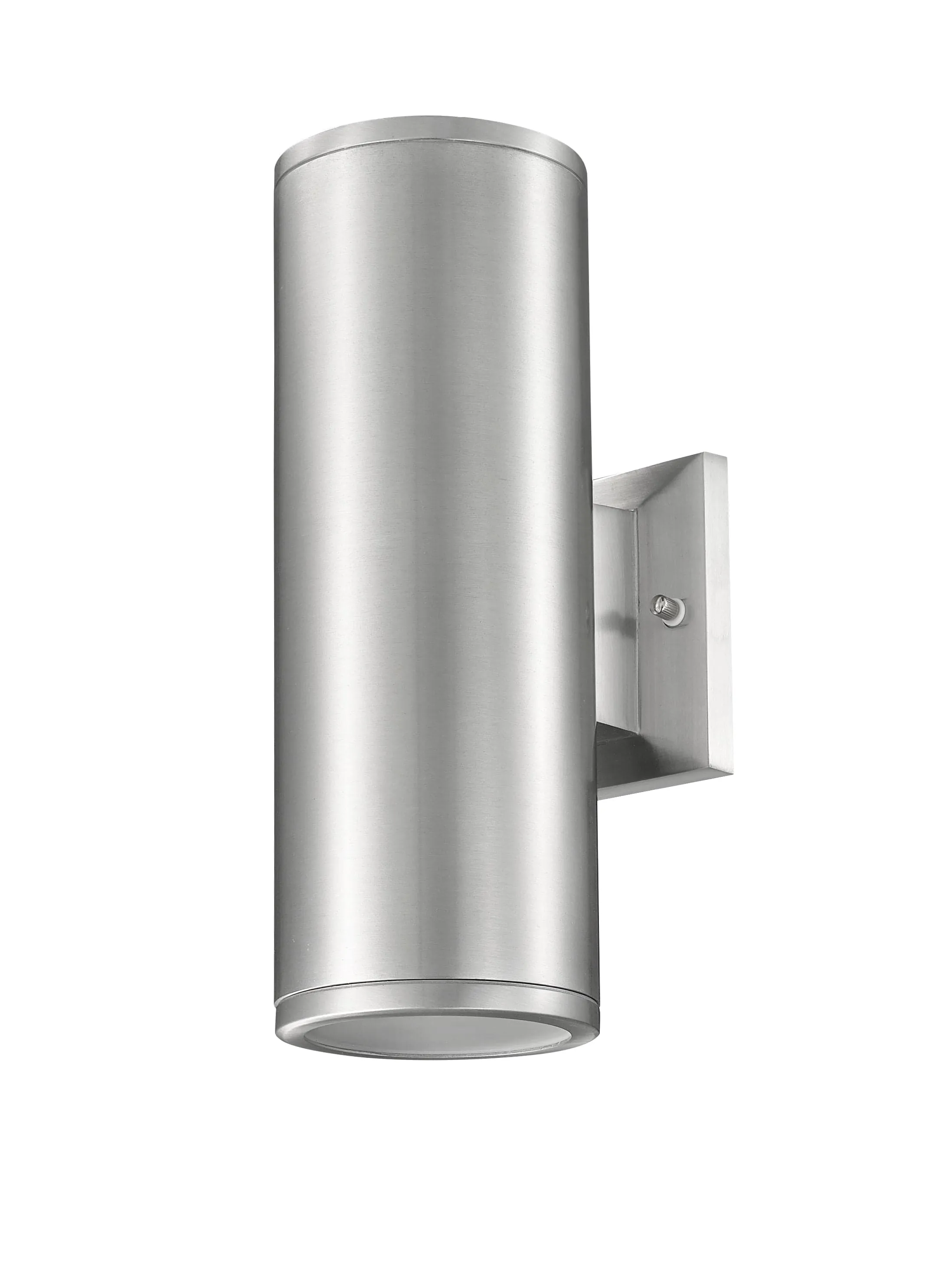 Vegas Outdoor Wall Sconce - Aluminum - Frosted Glass - 12.75in. Height - E26 Medium Base