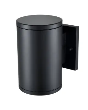 Vegas Single LED Wall Sconce - Powder Coated Black - Frosted Glass - 7in. Height - 12W Integrated LED Module - 700 Lm - 3000K Warm White