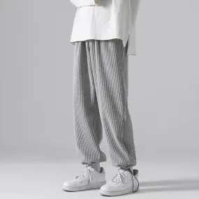 Wide-Leg Straight-Leg Sports Sweatpants