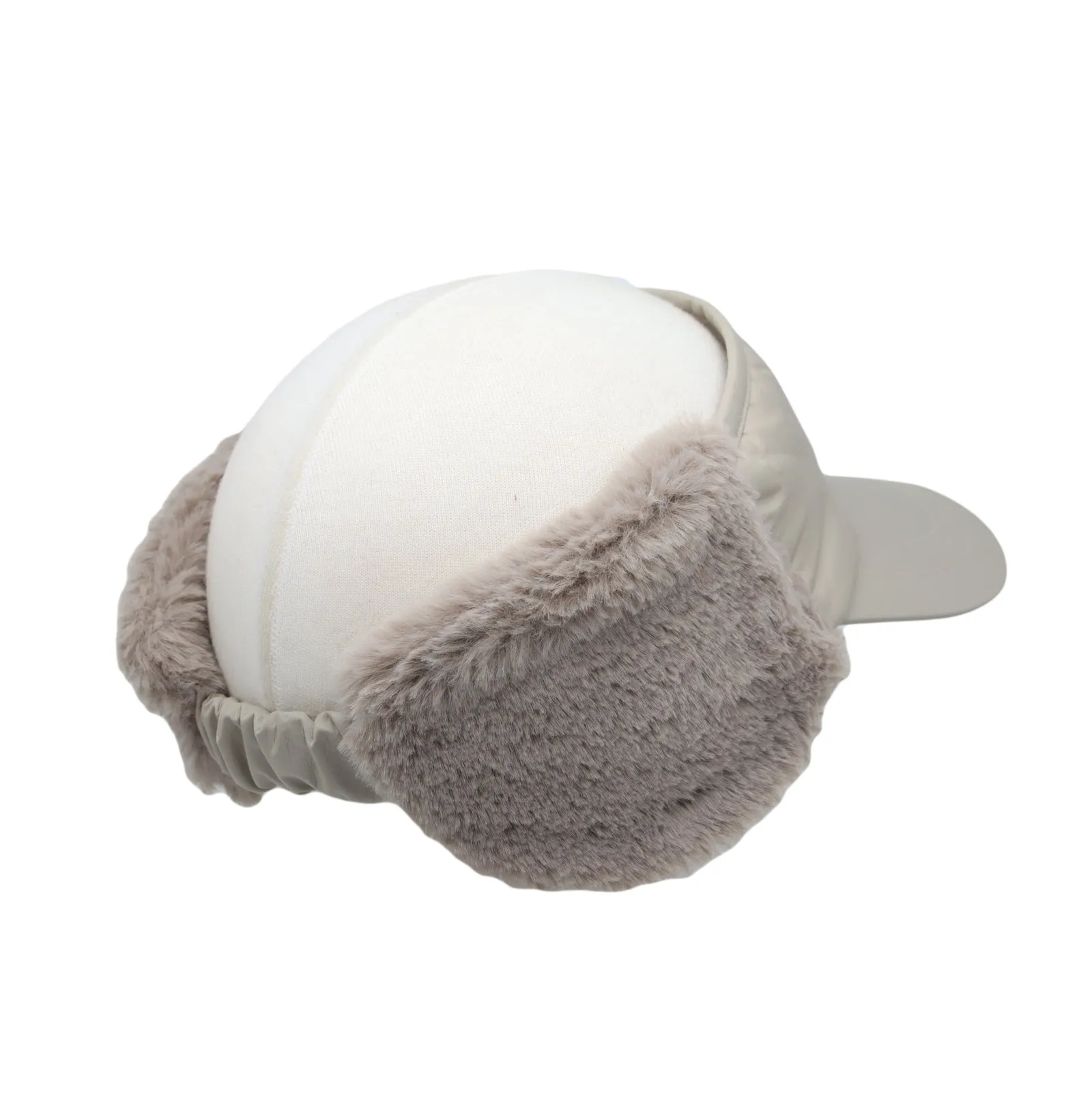 Winter Polyester Visor Warm Earflap Hat Outdoor Cap SLV1301