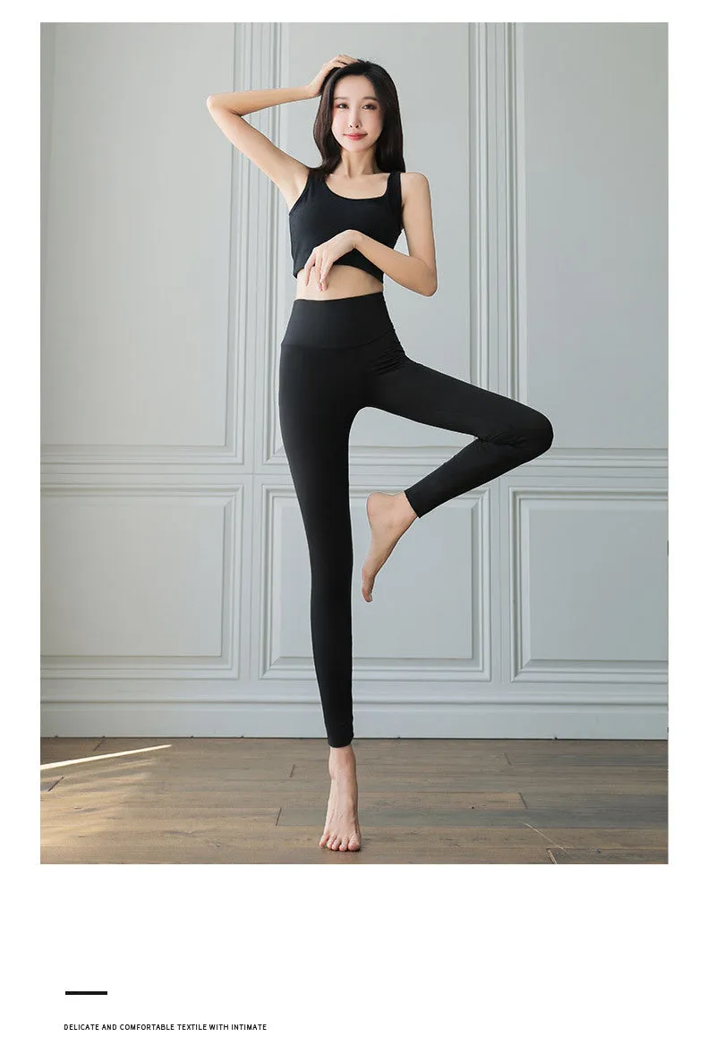 Wjczt 2022 Fleece Leggings High Waist  Push Up Women Sexy Sport Seamless Fitness Thermal Leggings Pants Warm Tights For Winter