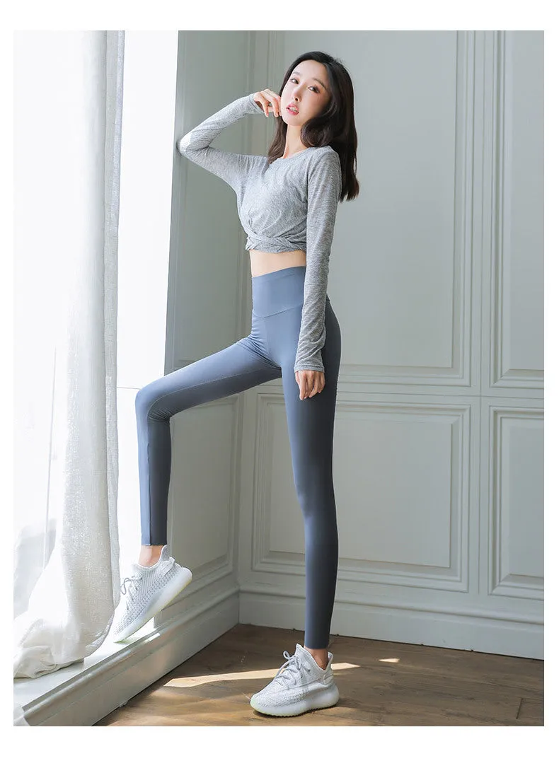 Wjczt 2022 Fleece Leggings High Waist  Push Up Women Sexy Sport Seamless Fitness Thermal Leggings Pants Warm Tights For Winter