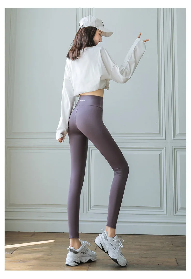 Wjczt 2022 Fleece Leggings High Waist  Push Up Women Sexy Sport Seamless Fitness Thermal Leggings Pants Warm Tights For Winter