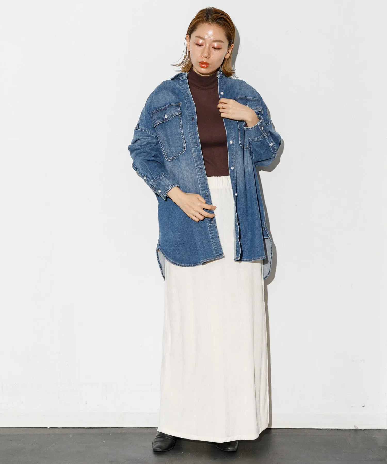 【WOMEN】Robert Pmiller Velor Skirt