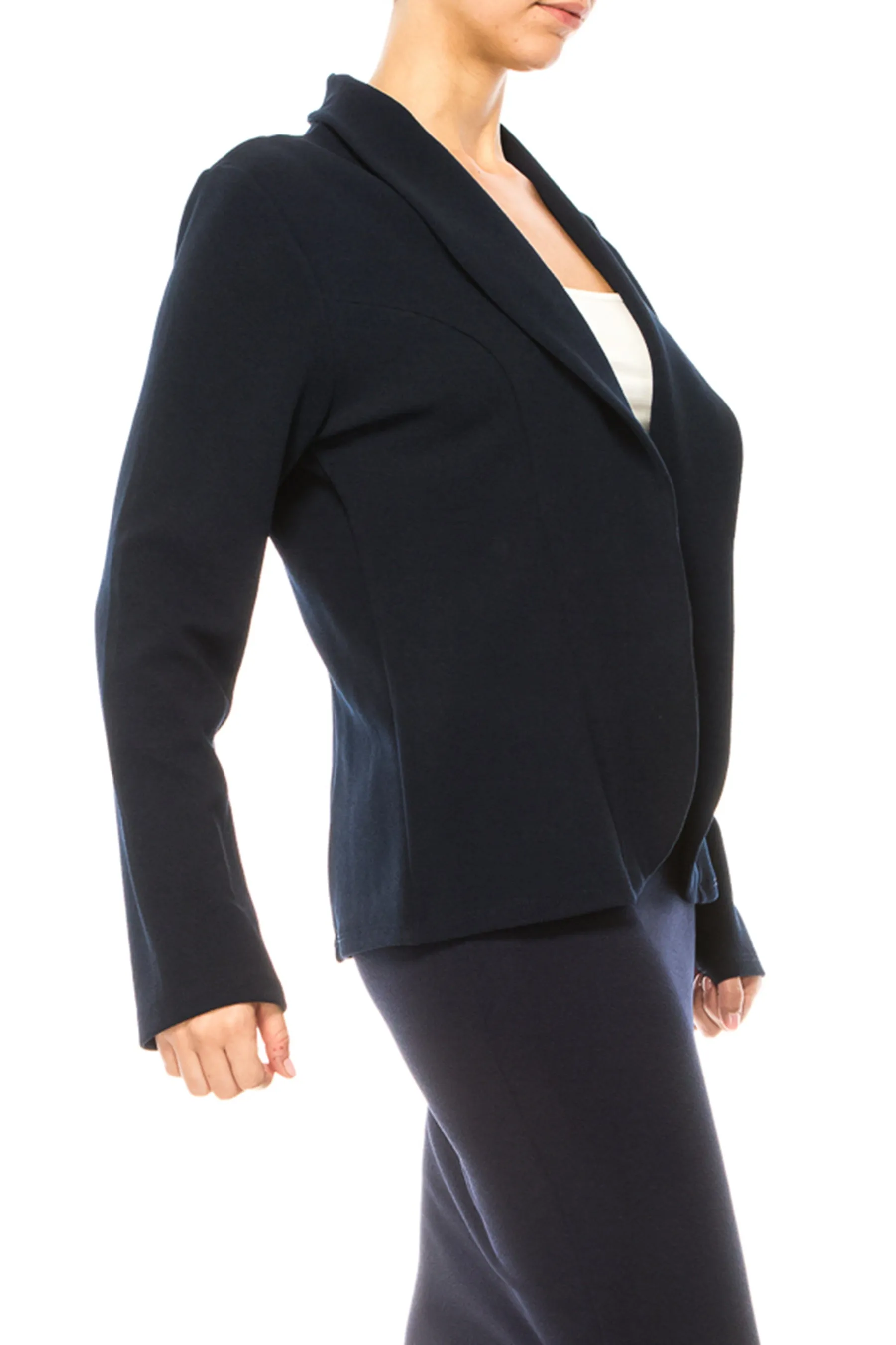 Women's Elegant 2-Piece Suit – Blazer and Pencil Skirt, Professional Workwear