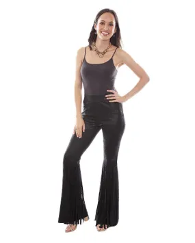 Women's Fringe Bell Bottom Pants