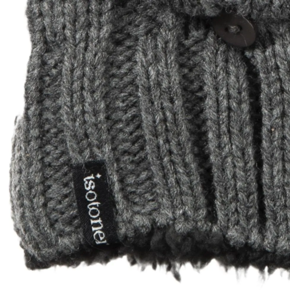 Women’s Isotoner Chunky Cable Knit Flip-Top Mittens