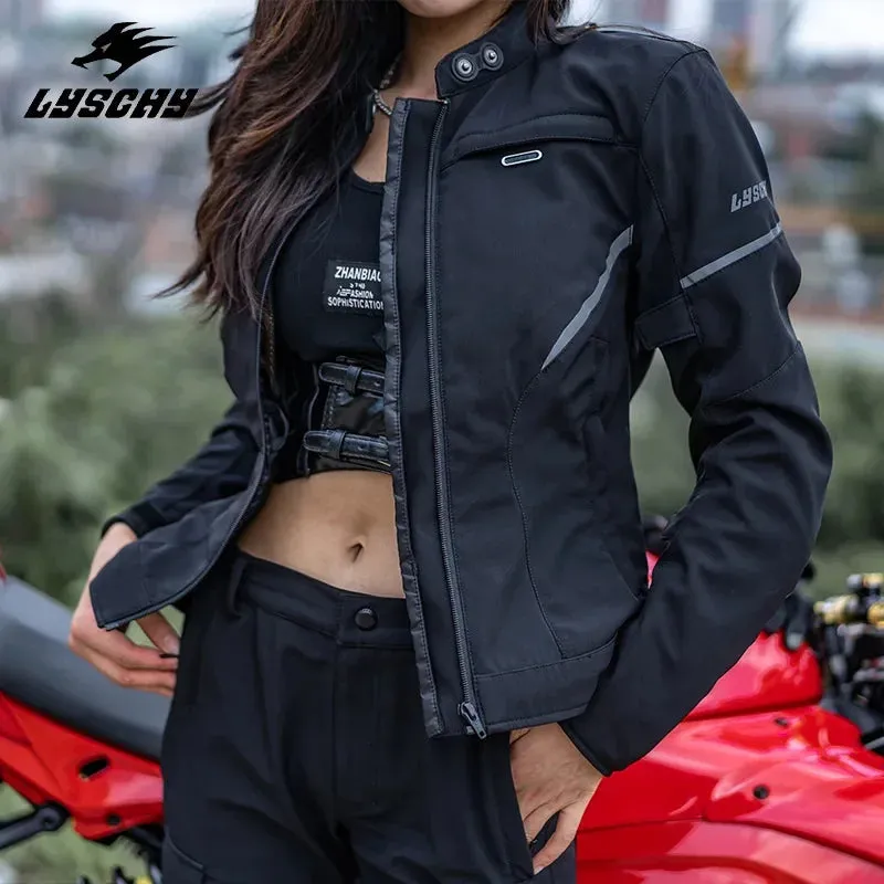 Women's Reflective & Waterproof Winter Motorcycle Jacket